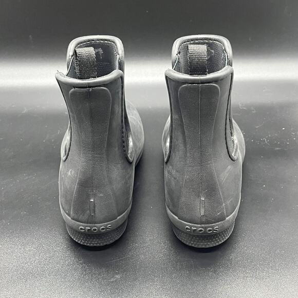 Crocs Women’s Freesail Bootie Black Size 4 Slip On Water Resistant - Picture 4 of 6